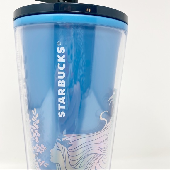 STARBUCKS Color Changing LIMITED EDITION Blue Siren Mermaid Tumbler - Picture 5 of 9